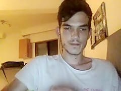 Greek Boy,Big Fat Cock On Cam